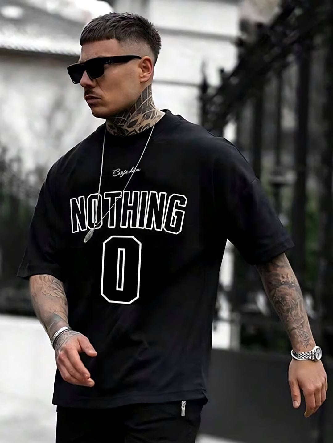 Men's printed oversize t-shirt