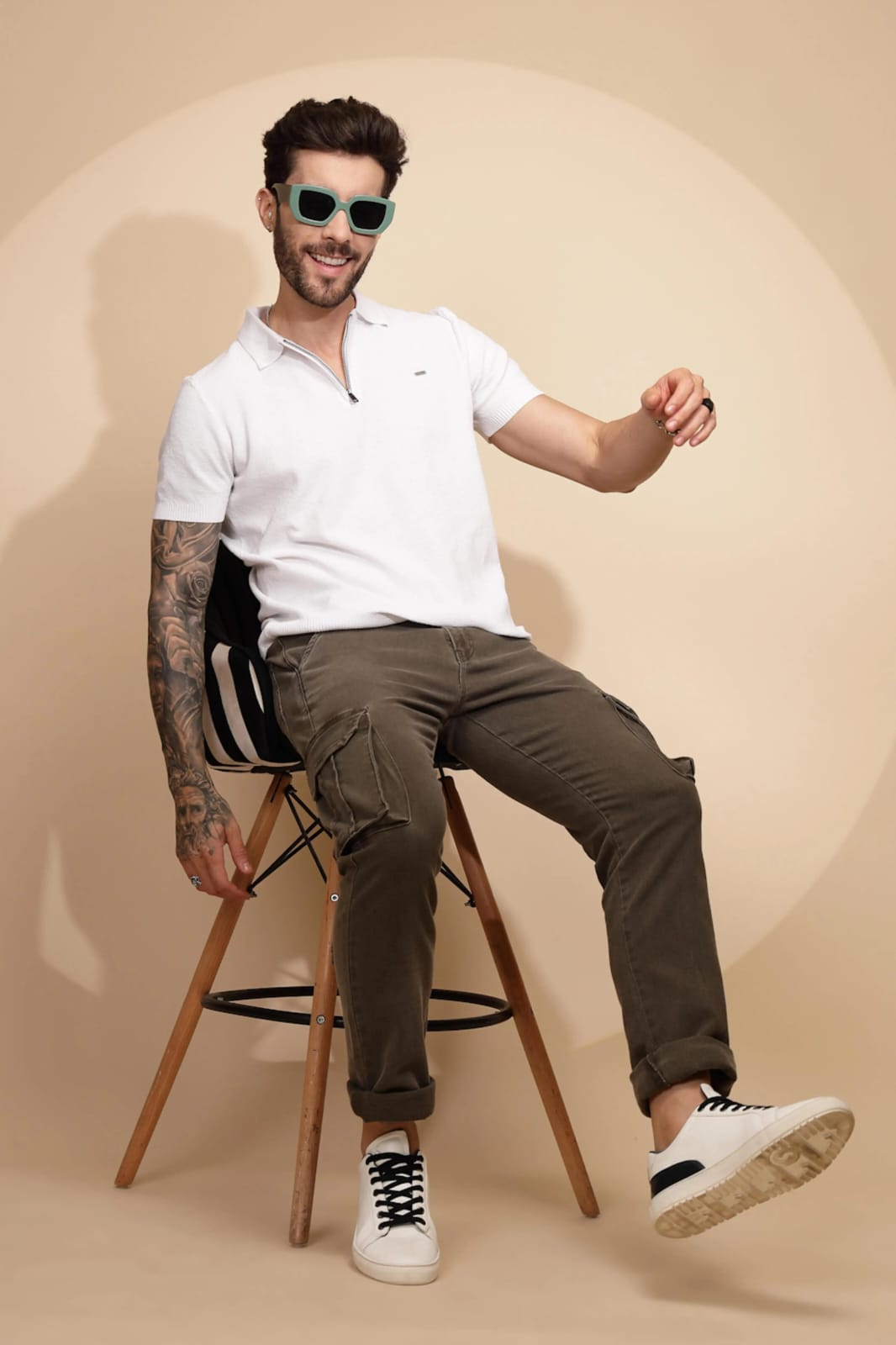 white Polo t-shirt